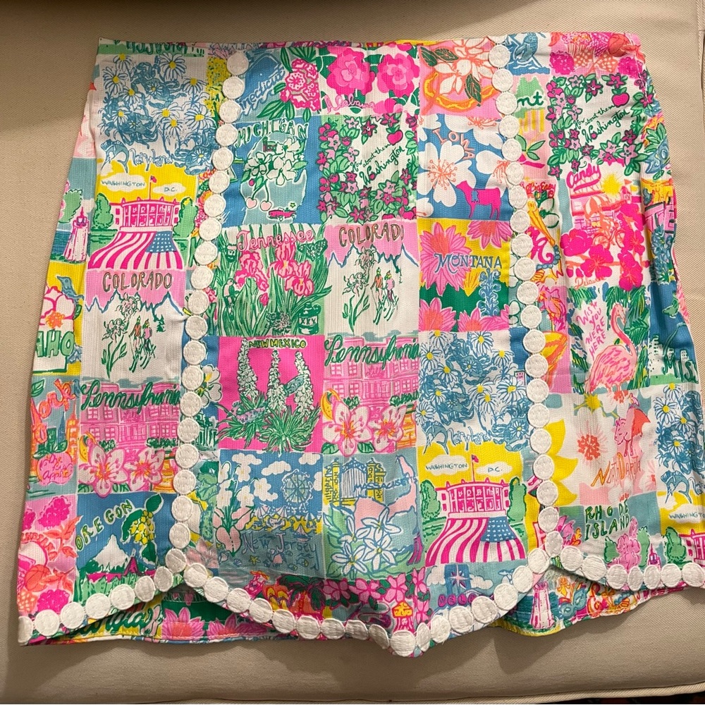 NWT Lilly Pulitzer Patty Skort in Lilly State of Mind- Size 8
